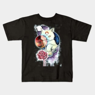 galaxy cat Kids T-Shirt